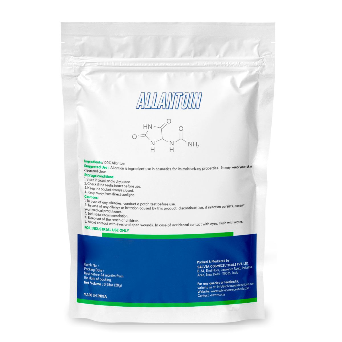 Shoprythm Cosmetic Raw Material MYOC  Allantoin Powder